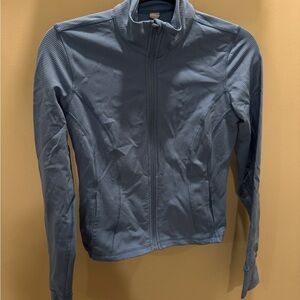 90 Degree By Reflex Women’s Long Sleeve Zip-Up Jacket in Light Blue